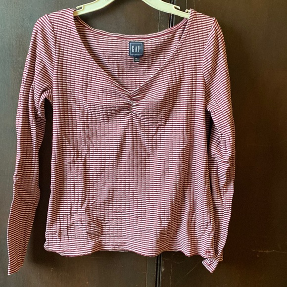 Gap Women L/S Stripe T-shirt - Picture 1 of 6